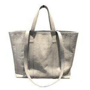 Balenciaga Balbs Shopper Bag Gray Leather